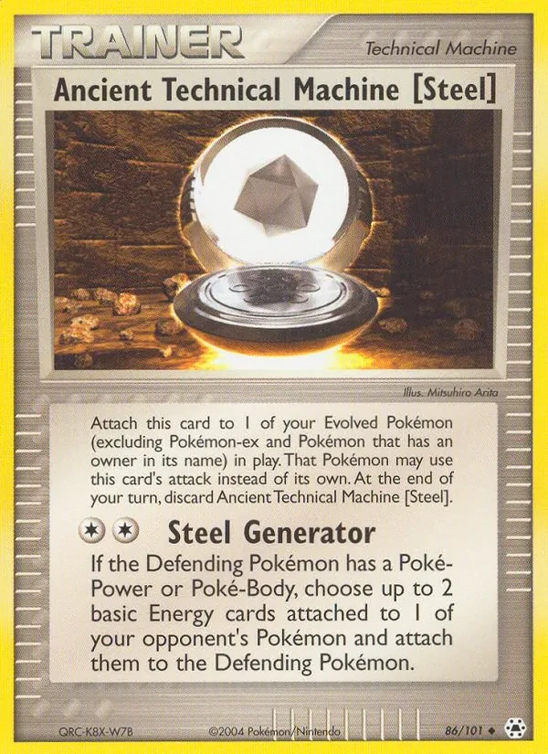 Ancient Technical Machine [Steel] 86/101 Hidden Legends Pokémon card
