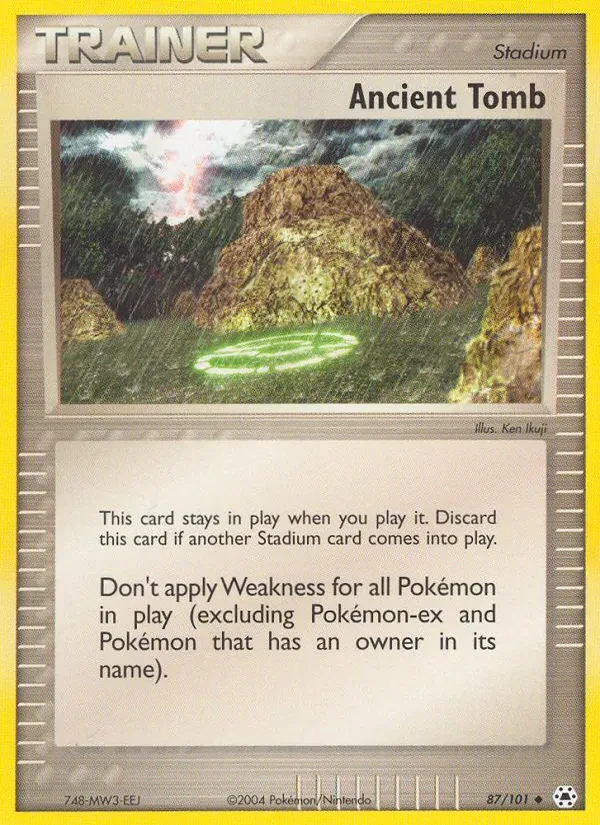 Ancient Tomb 87/101 Hidden Legends Pokémon card