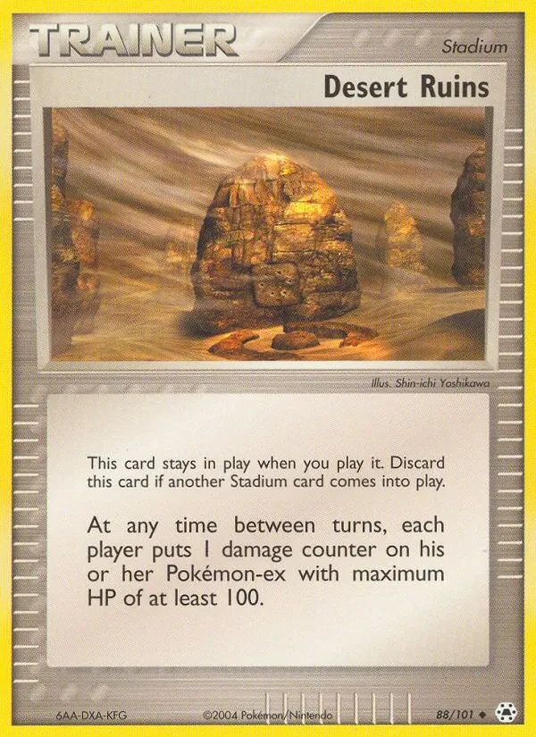 Desert Ruins 88/101 Hidden Legends Pokémon card