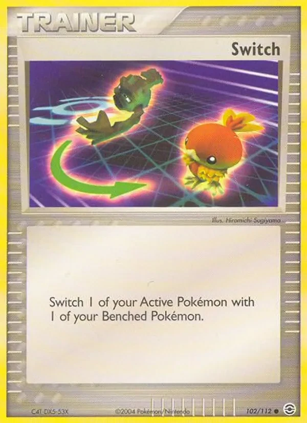 Switch 102/112 FireRed & LeafGreen Pokémon card