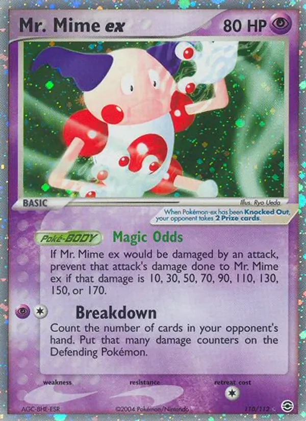 Mr. Mime ex 110/112 FireRed & LeafGreen Pokémon card