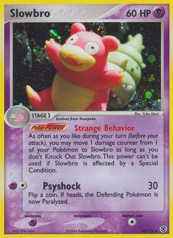Slowbro 14/112 FireRed & LeafGreen Pokémon Karte