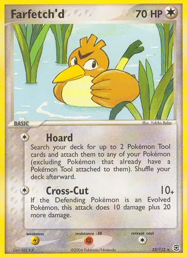 Farfetch'd 23/112 FireRed & LeafGreen Pokémon card
