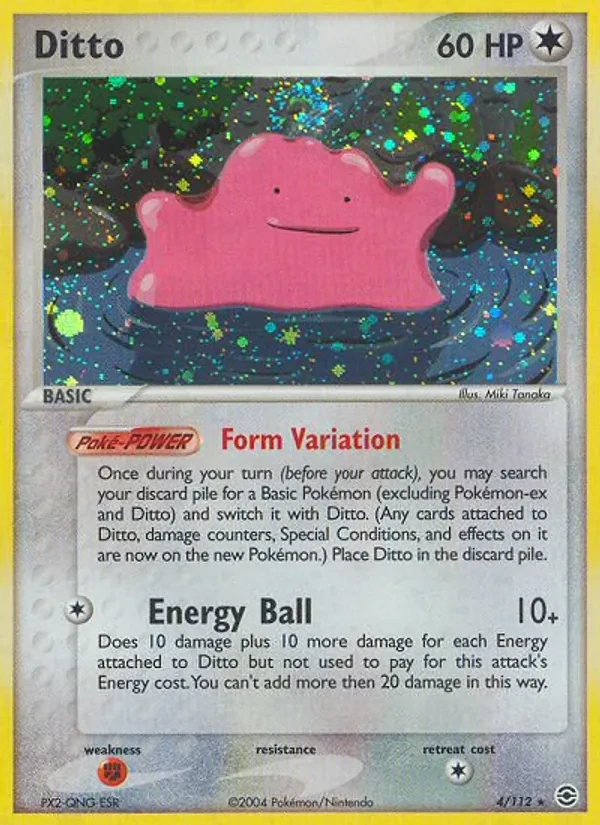 Ditto 4/112 FireRed & LeafGreen Pokémon card