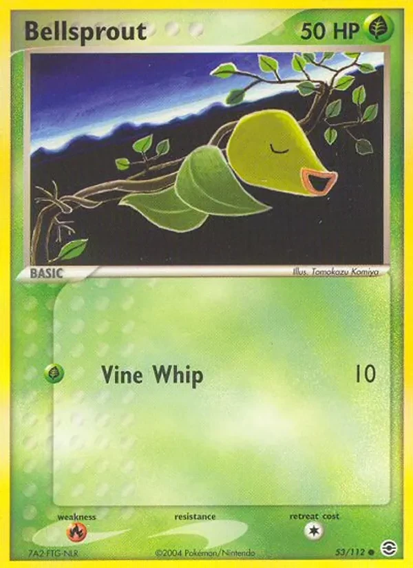 Bellsprout 53/112 FireRed & LeafGreen Pokémon card