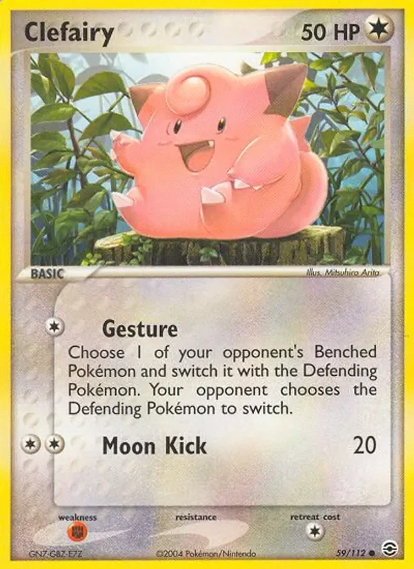 Clefairy 59/112 FireRed & LeafGreen Pokémon card