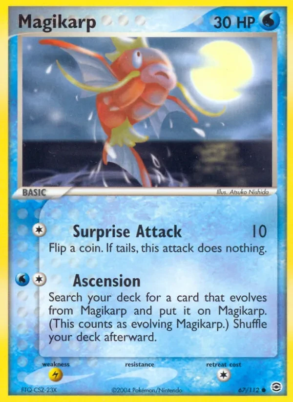 Magikarp 67/112 FireRed & LeafGreen Pokémon card