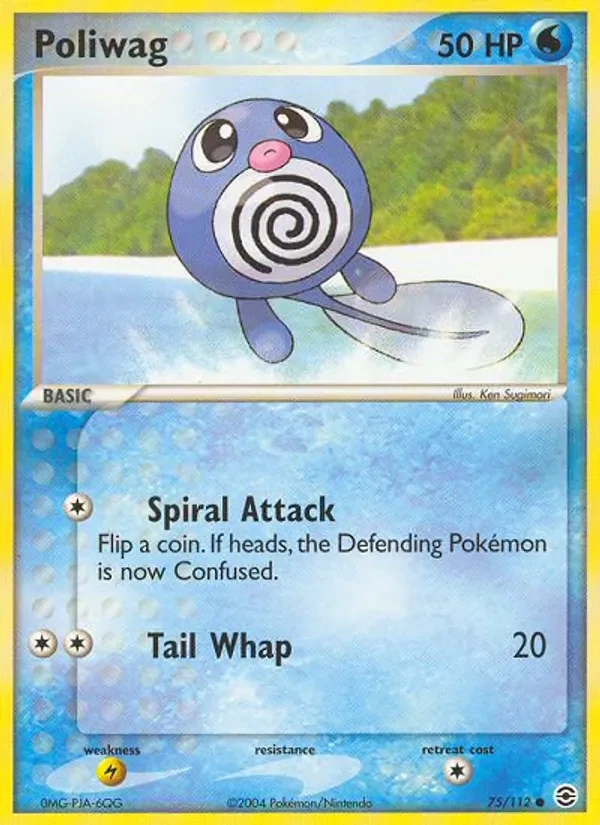 Poliwag 75/112 FireRed & LeafGreen Pokémon card