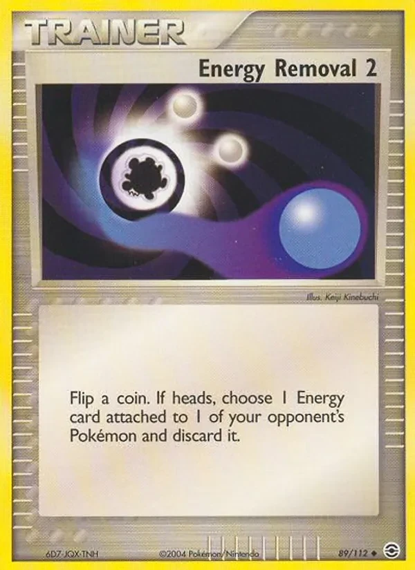 Energy Removal 2 89/112 FireRed & LeafGreen Pokémon card
