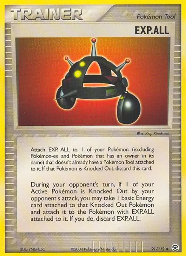 EXP. ALL 91/112 FireRed & LeafGreen Pokémon card