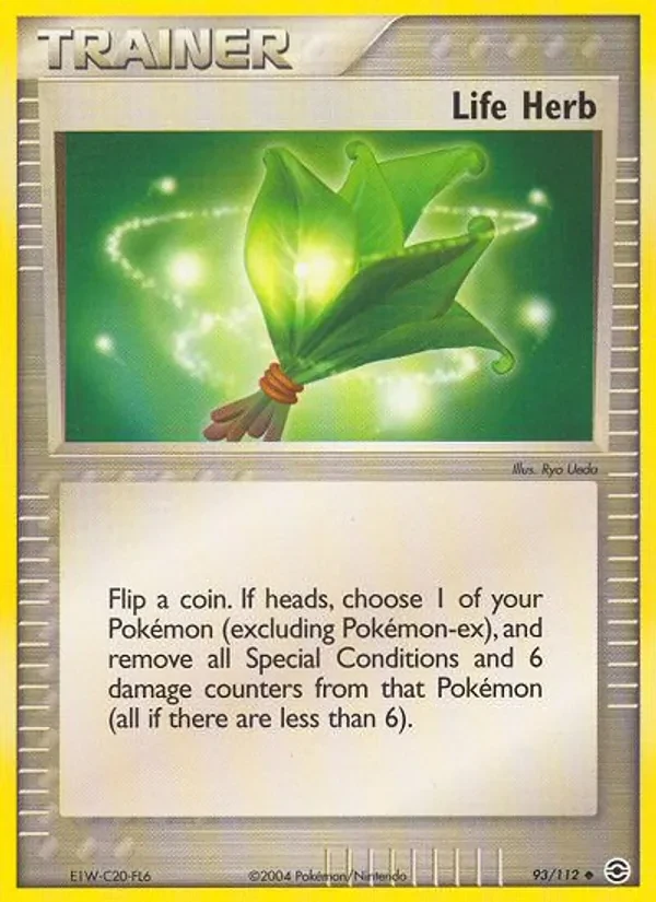 Life Herb 93/112 FireRed & LeafGreen Pokémon card