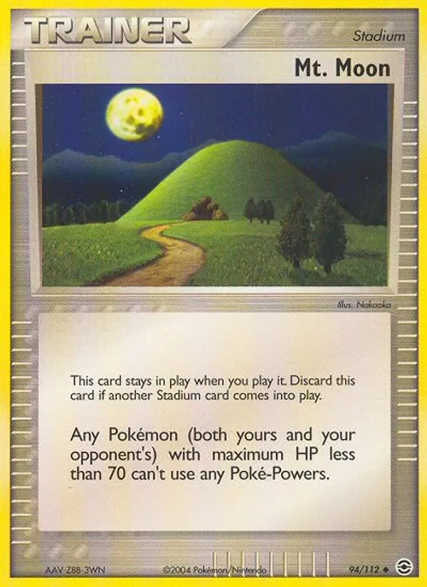 Mt. Moon 94/112 FireRed & LeafGreen Pokémon card