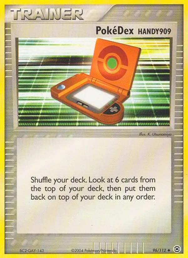 PokéDex (HANDY909) 96/112 FireRed & LeafGreen Pokémon Karte