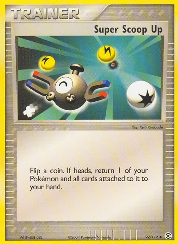 Super Scoop Up 99/112 FireRed & LeafGreen Pokémon card