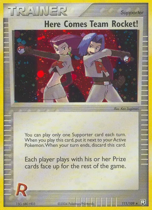 Here Comes Team Rocket! 111/109 Team Rocket Returns Pokémon Karte