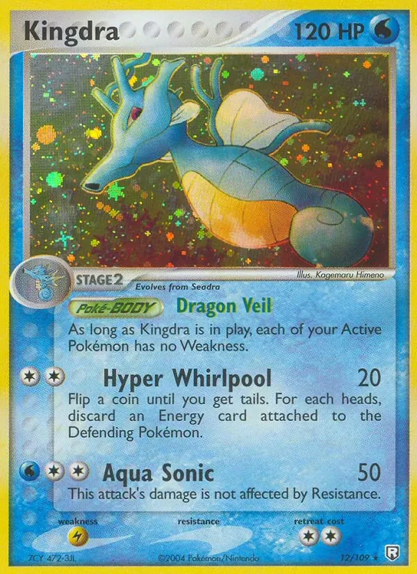 Kingdra 12/109 Team Rocket Returns Pokémon Karte