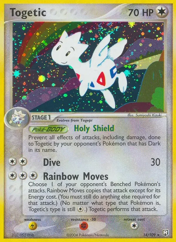 Togetic 14/109 Team Rocket Returns Pokémon card