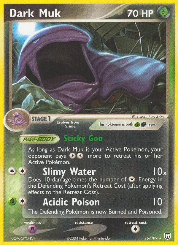 Dark Muk 16/109 Team Rocket Returns Pokémon card