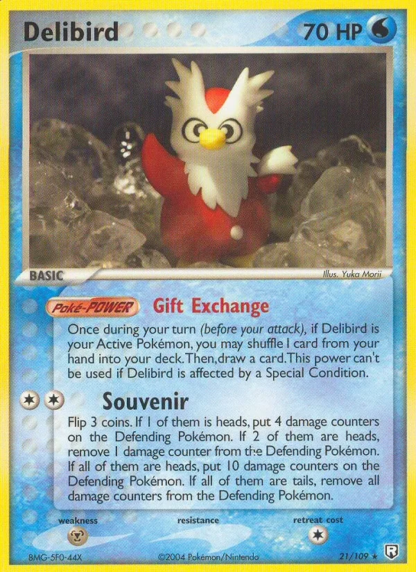 Delibird 21/109 Team Rocket Returns Pokémon card