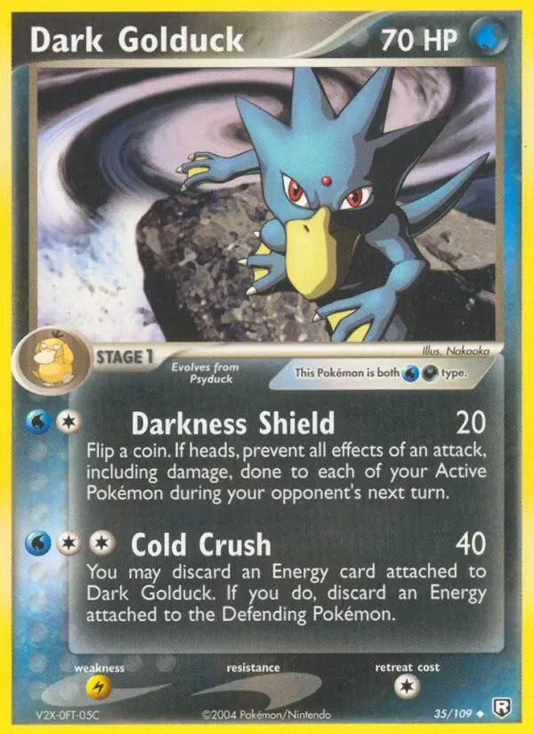 Dark Golduck 35/109 Team Rocket Returns Pokémon card