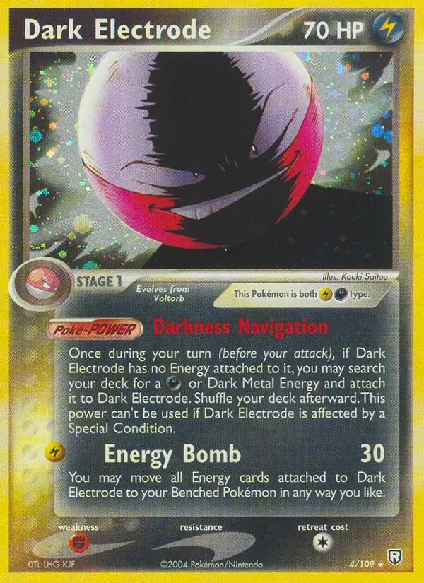 Dark Electrode 4/109 Team Rocket Returns Pokémon card