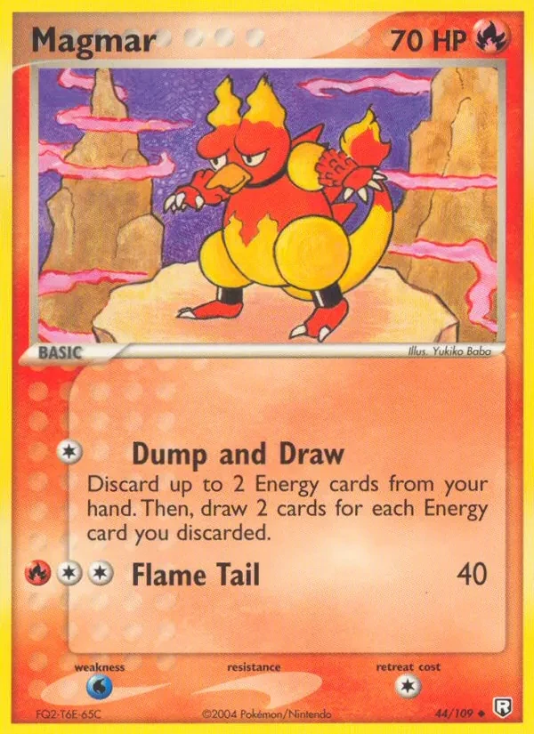 Magmar 44/109 Team Rocket Returns Pokémon card