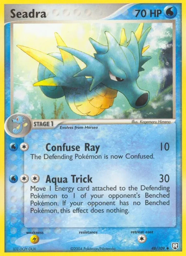 Seadra 48/109 Team Rocket Returns Pokémon Karte