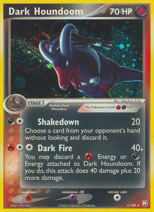 Dark Houndoom 5/109 Team Rocket Returns Pokémon card
