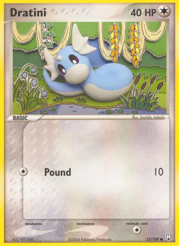Dratini 52/109 Team Rocket Returns Pokémon card