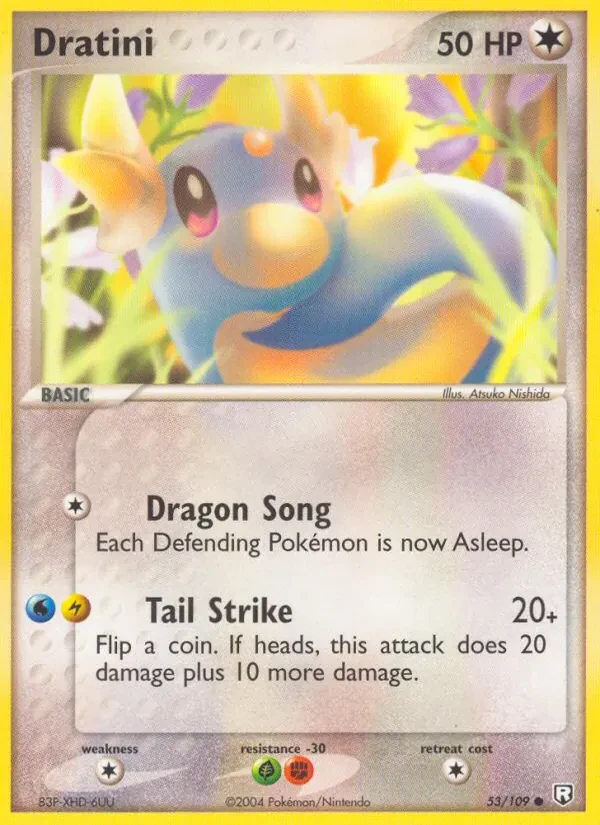 Dratini 53/109 Team Rocket Returns Pokémon card