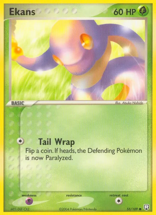 Ekans 55/109 Team Rocket Returns Pokémon card