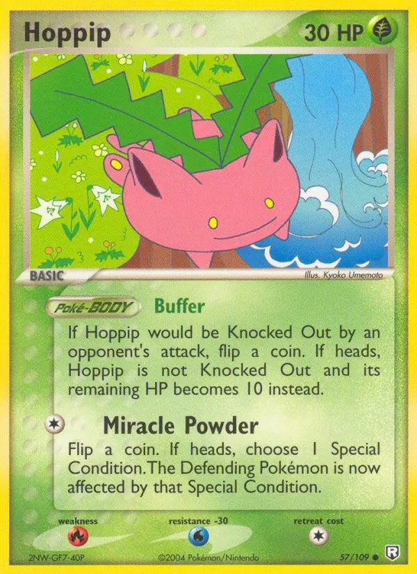 Hoppip 57/109 Team Rocket Returns Pokémon card