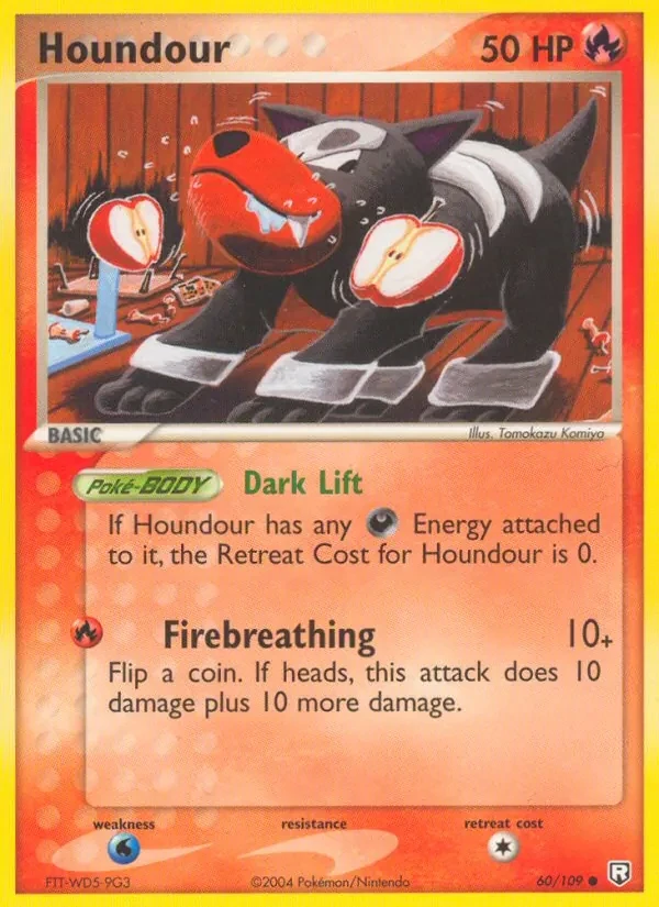 Houndour 60/109 Team Rocket Returns Pokémon kaart