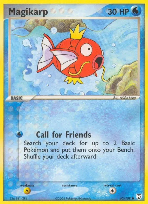 Magikarp 65/109 Team Rocket Returns Pokémon card