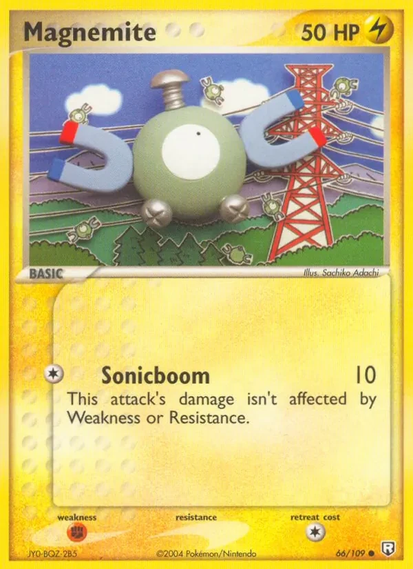 Magnemite 66/109 Team Rocket Returns Pokémon Karte