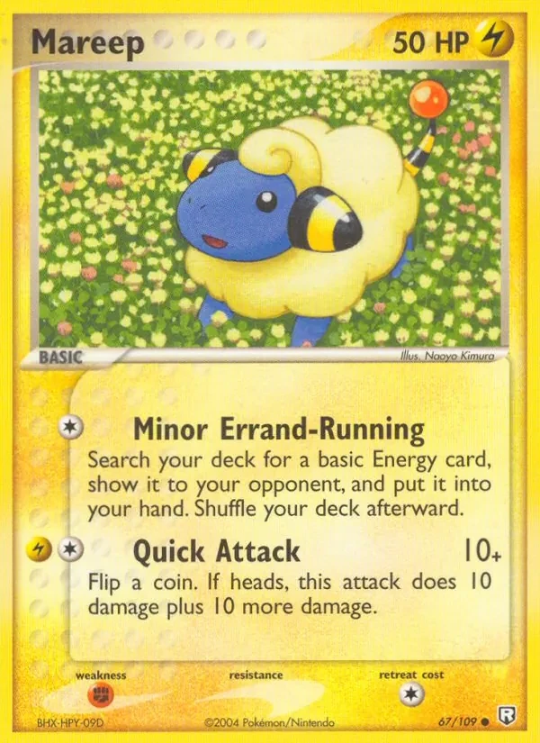 Mareep 67/109 Team Rocket Returns Pokémon card