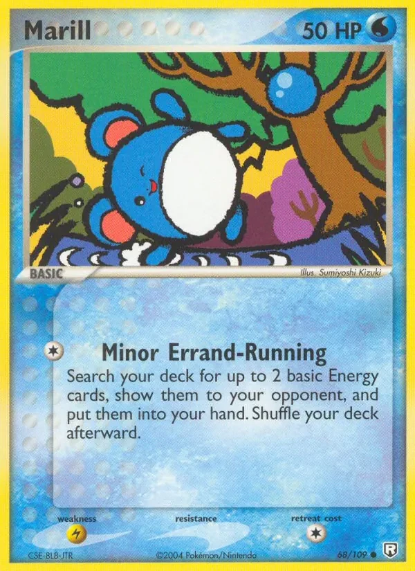 Marill 68/109 Team Rocket Returns Pokémon kaart