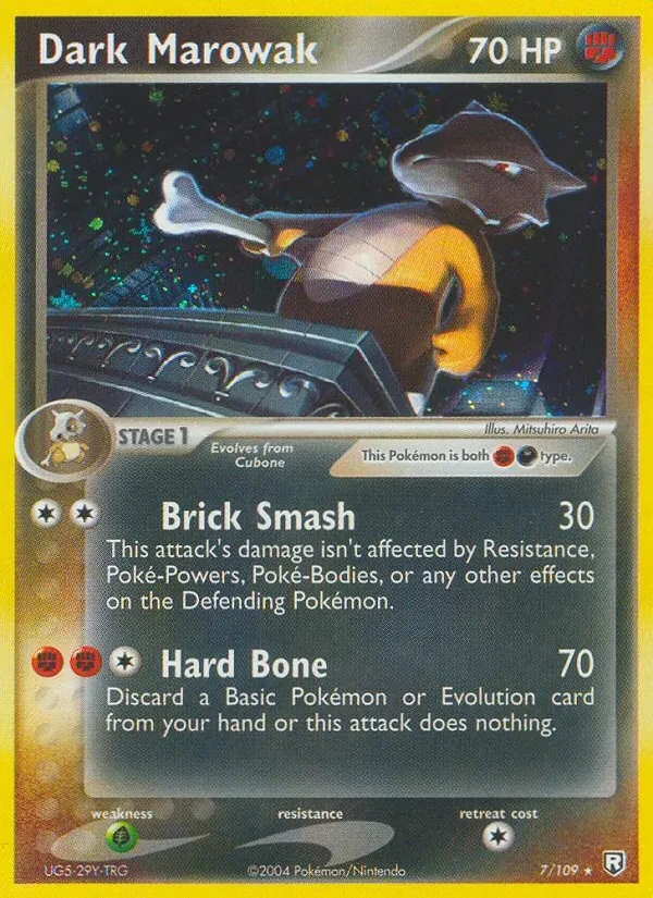 Dark Marowak 7/109 Team Rocket Returns Pokémon card