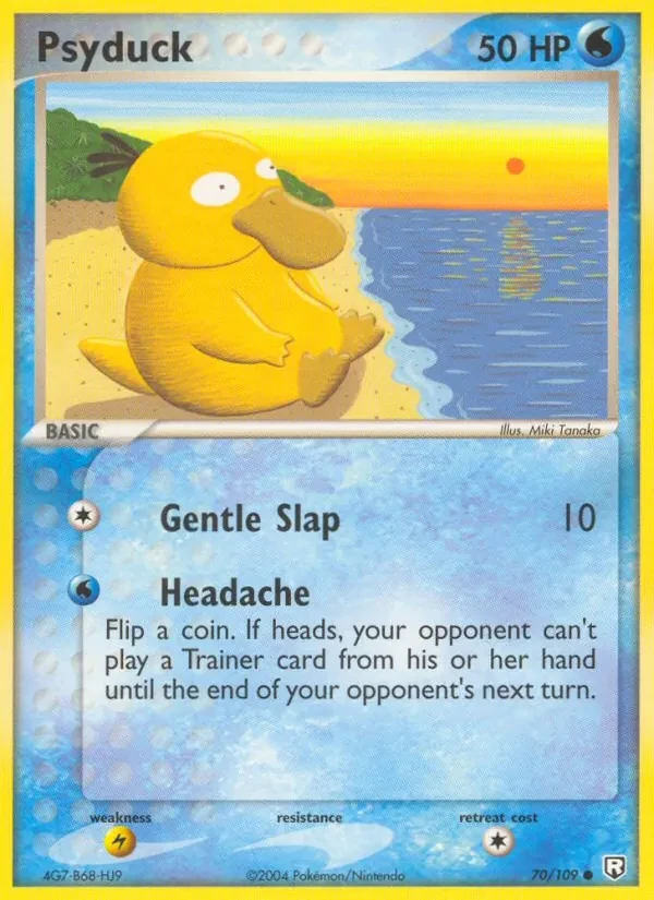 Psyduck 70/109 Team Rocket Returns Pokémon kaart