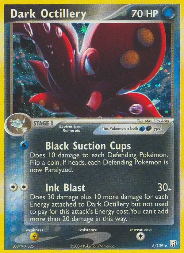 Dark Octillery 8/109 Team Rocket Returns Pokémon card