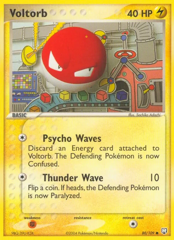 Voltorb 80/109 Team Rocket Returns Pokémon kaart