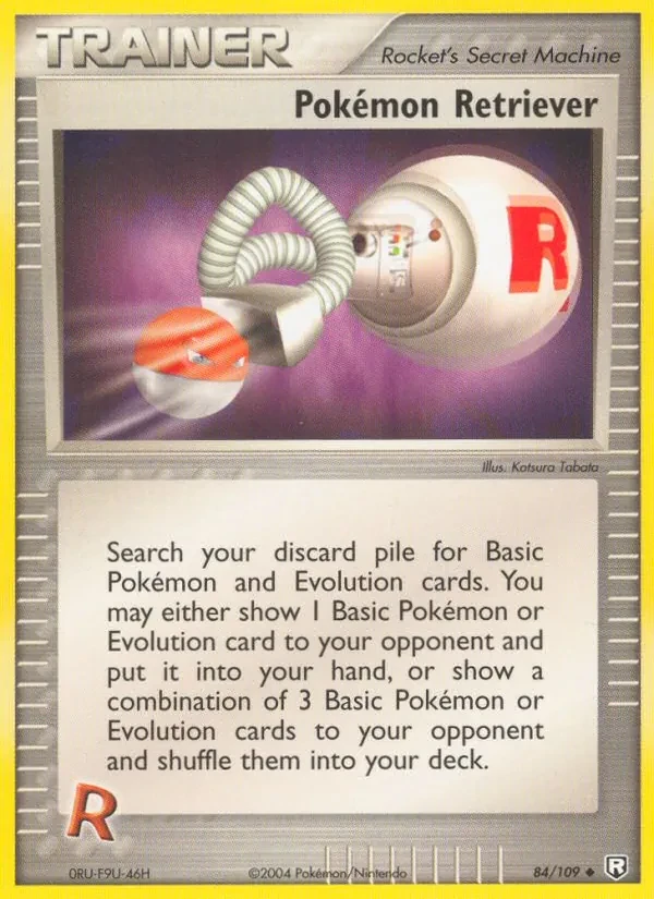 Pokémon Retriever 84/109 Team Rocket Returns Pokémon card