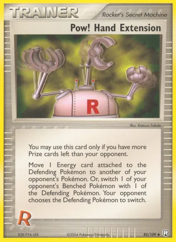 Pow! Hand Extension 85/109 Team Rocket Returns Pokémon card