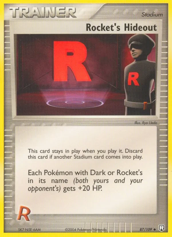 Rocket's Hideout 87/109 Team Rocket Returns Pokémon card