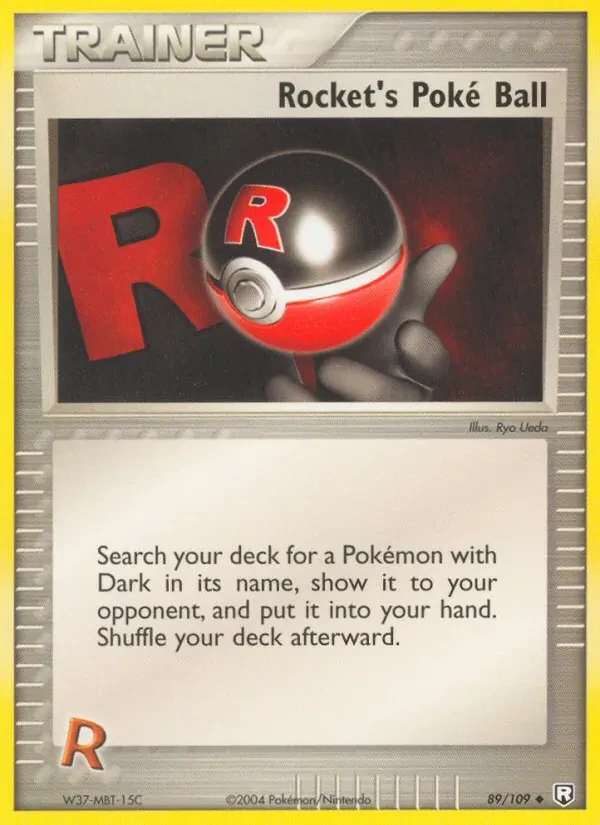 Rocket's Poké Ball 89/109 Team Rocket Returns Pokémon card