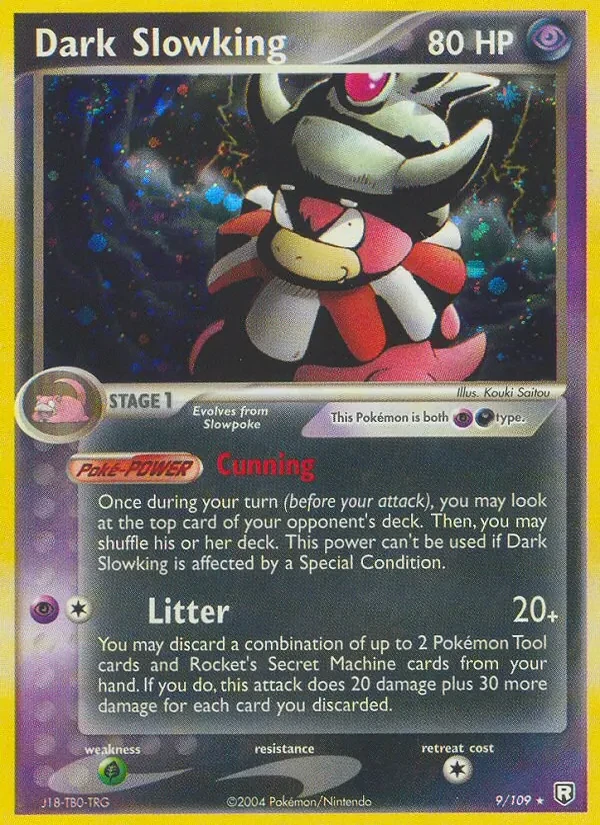 Dark Slowking 9/109 Team Rocket Returns Pokémon Karte