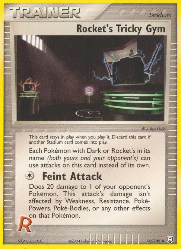 Rocket's Tricky Gym 90/109 Team Rocket Returns Pokémon card