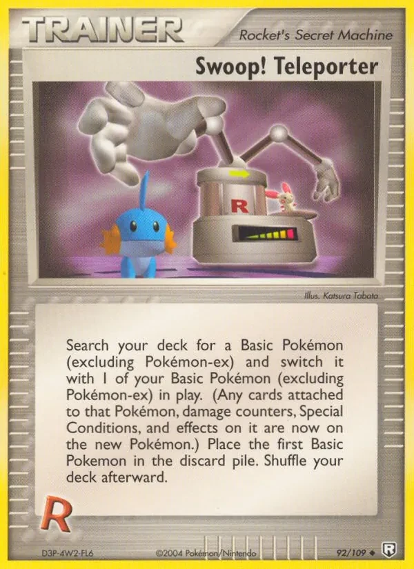 Swoop! Teleporter 92/109 Team Rocket Returns Pokémon card