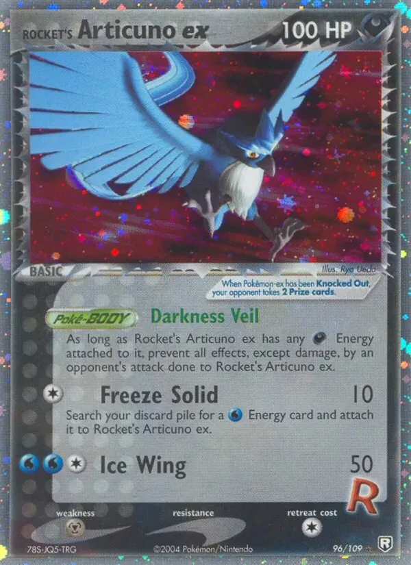Rocket's Articuno ex 96/109 Team Rocket Returns Pokémon card