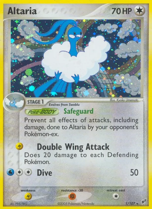 Altaria 1/107 Deoxys Pokémon kaart